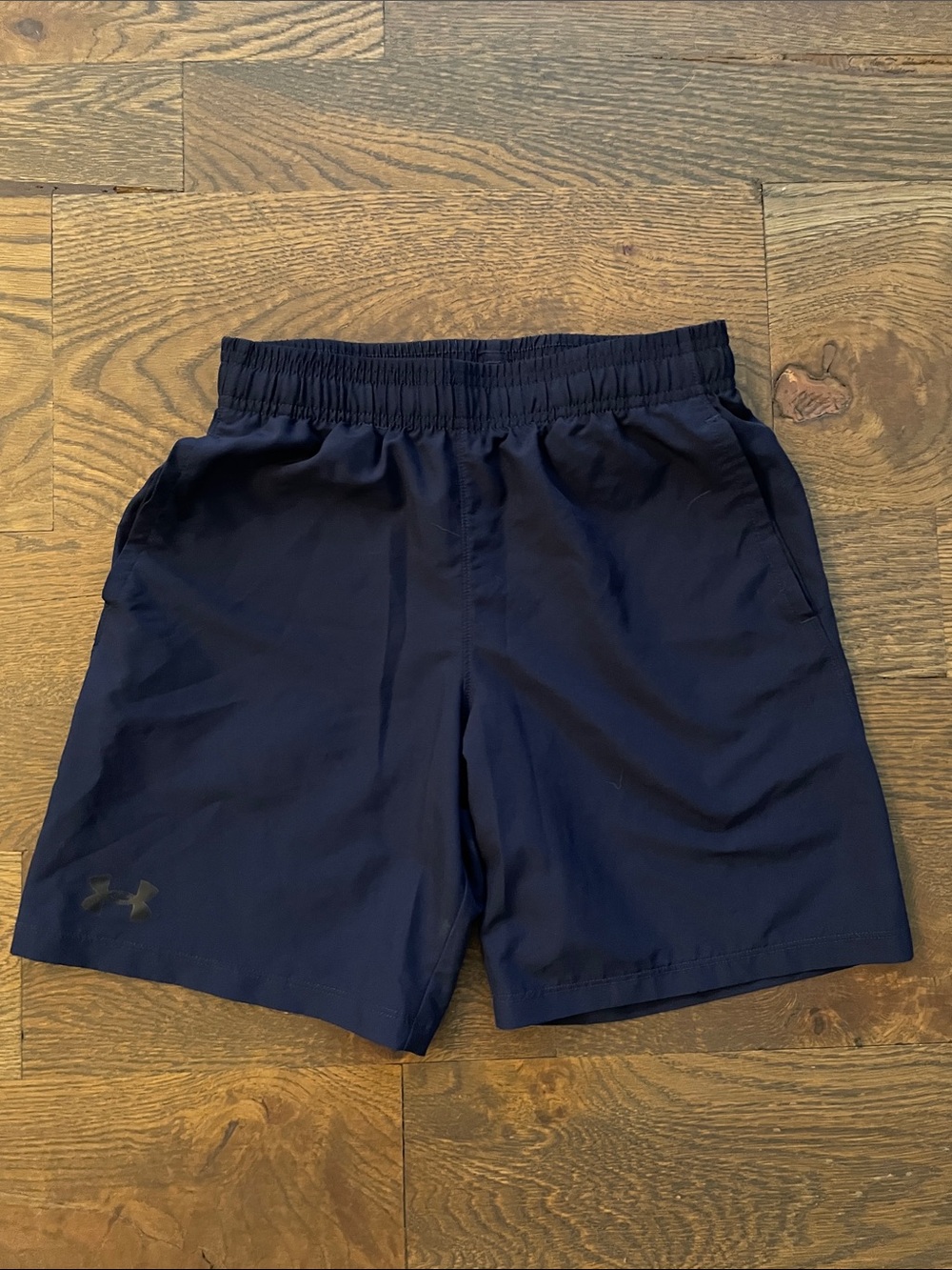 Under Armour Youth Medium Dark Navy Performance Athletic Shorts